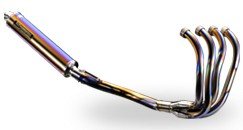 Amazon | [ヨシムラ] ハイブリッドチタンサイクロン フルエキマフラー